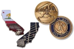 San Diego military challenge coins