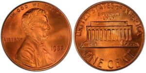 1982 1C Bronze Small Date