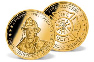 A Firefighter's Creed Commemorative Coin