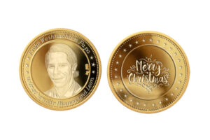 A Engrave Gold Coin