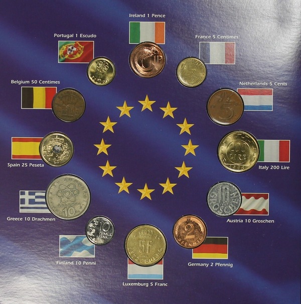 Europe's Final National Coins Set