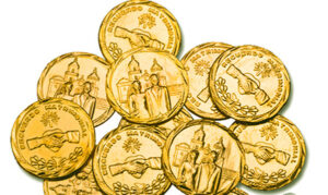 Gold Arras Wedding Coins