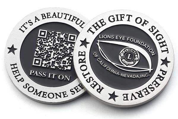 QR Code Challenge Coin