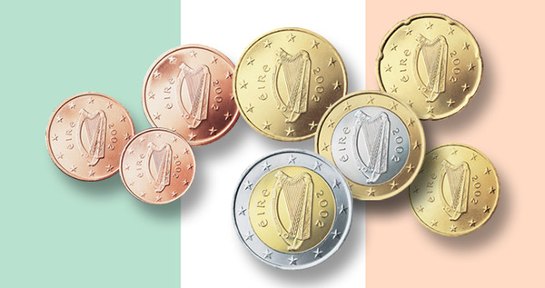 Euro Coin Set with Irish Designs